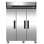 image of Maxx Cold MXCF-72FDHC 81" Three Section Reach-In Freezer w/ 3 Solid Doors, Top Mount, 72 cu. ft. 
