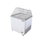 image of Maxx Cold MXDC-4 31" Curved Glass Ice Cream Dipping Cabinet