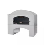 image of Marsal MB-60 Brick Lined Gas Single Deck Pizza Oven,  36" x 60" Baking Chamber