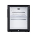 image of Summit MB13G 16" Glass Door Compact Minibar Refrigerator in Black, 0.9 cu.ft
