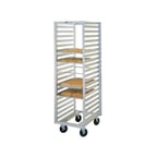 image of Metro RD13N, 40 Pan Aluminum Mobile End Load Bun / Sheet Pan Rack , 1-1/2" Bottom Load Slides