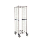 image of Metro RE1K4S 40 Pan End Load Stainless Steel Metroseal Gray Wire Bun / Sheet Pan Rack 