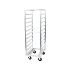 image of Metro RF23N 11 Pan Aluminum End Load Roll-In Refrigerator Pan Rack with 5" Slide Spacing