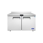 image of Atosa USA MGF8409GR 48" 2-Section Worktop Refrigerator w/ 2 Doors, 13.4 cu. ft.