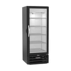image of Beverage Air MMF12HC-1-B-IQ 25" 1 Glass Door Merchandiser Freezer in Black, 11.9 cu. ft.