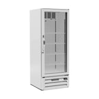 image of Beverage Air MMF12HC-1-W 24" 1 Glass Door Merchandiser Freezer in White, 11.9 cu. ft.