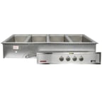 image of Wells MOD-400TDM 57" Electric Drop-In Hot Food Well Unit