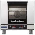 image of Moffat E23D3 Single-Deck Half-Size Electric Convection Oven w/ Digital Controls, Countertop