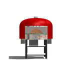 image of Marra Forni RT110G Neapolitan Gas Fired Pizza Oven w/ 43.3" Rotating Brick Deck, 2 Turbo Burners