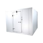 image of Mr.Winter MRW8X10CFRHHP 8' X 10' Indoor Walk-In Cooler with Floor, Self-Contained