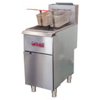 image of IKON IGF-35/40-NG 15" Natural Gas Freestanding Fryer w/ Millivolt Thermostat, 40 lbs