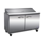image of IKON ISP61-2D 61" Sandwich / Salad Prep Table w/ 2 Drawers & 1 Door, 16 Pans