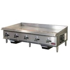 image of IKON ITG-60 60" Countertop Gas Griddle, Thermostatic Controls, 1" Steel Plate, 150.000 BTU