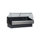 image of Hydra-Kool KFM-CG-100-R 101" Single Duty Curved Refrigerated Meat Display Case, Remote