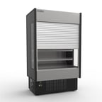 image of Hydra-Kool KGH-ES-50-S 50" Vertical Open Air Merchandiser w/ Electric Shutter, Self-Contained, 4 Shelves, 29.1 cu. ft.