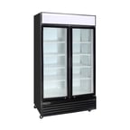 image of Kool-It KGM-50 52" 2-Section Merchandiser Refrigerator with Swing Glass Door, 43.8 cu. ft.