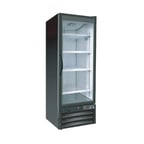 image of Kool-It KGR-26 26" 1-Section Black Merchandiser Refrigerator with Glass Door