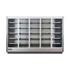 image of Hydra-Kool KGV-MD-5-R 123" Five Door Remote Merchandiser Refrigerator, 94 cu. ft.