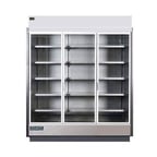 image of Hydra-Kool KGV-MR-3-R 75" Three Door Remote Merchandiser Refrigerator, 56.37 cu. ft.