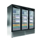image of Kool-It Signature LX-74RS 78"3-Section Merchandiser Refrigerator w/ Glass Door, 66.3 cu. ft.