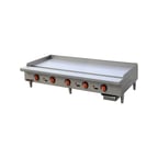 image of Sierra SRTG-60 60" Countertop Gas Griddle with Thermostatic Controls, 3/4" Thick Plate