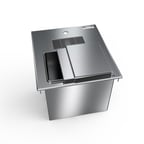 image of NBR Equipment DIB-1821-WS Drop-in Water Station w/ Insulated Ice Bin