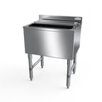 image of NBR Equipment IB-3618 36"W Stainless Steel Insulated Underbar Ice Bin / Cocktail Unit