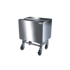 image of NBR Equipment IBM-3618 155 Lbs. Underbar Mobile Ice Bin, Insulated - 36"W x 18-1/4"D x 29"H