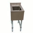image of NBR Equipment UD-1-1014-1421V Slim-Line Underbar Dump Sink