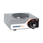 image of Nemco 6310-1-240 12" Electric Countertop Hotplate w/ (1) Solid Burner, Manual Controls, 2.0 kW, 240v