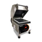 image of Nemco 6900A-208-GG Single Panini Sandwich Press w/ Aluminum Grooved Plates, 208V