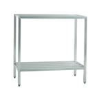 image of New Age 1026 NSF 2-Shelf All Welded Heavy-Duty Aluminum Shelving Unit - 48" x 24" x 48"