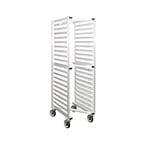 image of New Age 1331Z 20 Pan Full Height End Load Aluminum Z-Type Nesting Bun / Sheet Pan Rack 