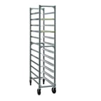image of New Age 1345 End Load Mobile Platter Rack w/ 12 Platter Capaciy