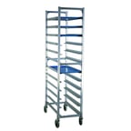 image of New Age 1347 End Load Mobile Platter Rack w/ 12 Platter Capaciy