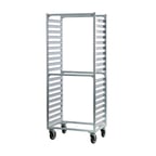 image of New Age 1461S 38 Pan Mobile Full Height Side Load Aluminum Bun / Sheet Pan Rack
