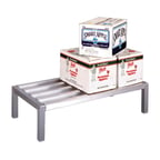 image of New Age 4010 Lifetime Series 60" x 24" x 12" Stationary Dunnage Rack with 4000 lb. Capacity, Aluminum 