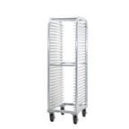 image of New Age 4330 Lifetime Series 30 Pan Mobile End Load Aluminum Bun / Sheet Pan Rack