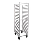 image of New Age 7331 20 Pan Mobile Full Height End Load Aluminum Bun / Sheet Pan Rack 