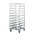 image of New Age 96058 10 Pan Aluminum Universal  Bun / Sheet Pan Rack w/ 6" Bottom Load Slides