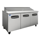 image of Nor-Lake NLSP72-18 72" Sandwich / Salad Unit Refrigerated Counter