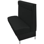 image of Oak Street MRGO-4842-SGL 48"L Single Plain Back Booth, Fully Upholstered with Headroll, 42" Height