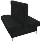 image of Oak Street MRGO-6042-DBL 60"L Double Plain Back Booth, Fully Upholstered with Headroll, 42" Height