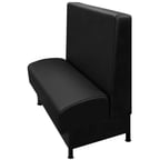 image of Oak Street ONS-4842-SGL 48"L Single Plain Back Booth, Fully Upholstered, 42" Height