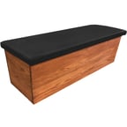 image of Oak Street WYO30 30"L Backless Wyoming Bench, Upholstered Seat, Toe Kick, 18-1/2" Height