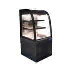 image of Ojeda USA ALPA-36H SS 25" Vertical Alpa Open Air Merchandiser, Self-Contained, 2 Shelves, Open Curved, 7.38 cu. ft.