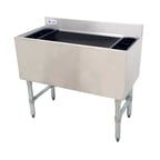 image of Omcan USA 43476 Underbar Ice Bin/Cocktail Unit with 119 lbs Ice Capacity