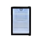 image of Omcan USA 44497 18" Countertop Swing Glass Door Refrigerator, 3.46 cu. ft.