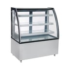 image of Omcan USA 44502 48" Curved Refrigerated Deli Display Case