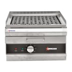image of Omcan USA 49885 14" Countertop Electric Charbroiler w/ 14"W x 19"D Cooking Area, 3.6 kW, 240v-1ph 